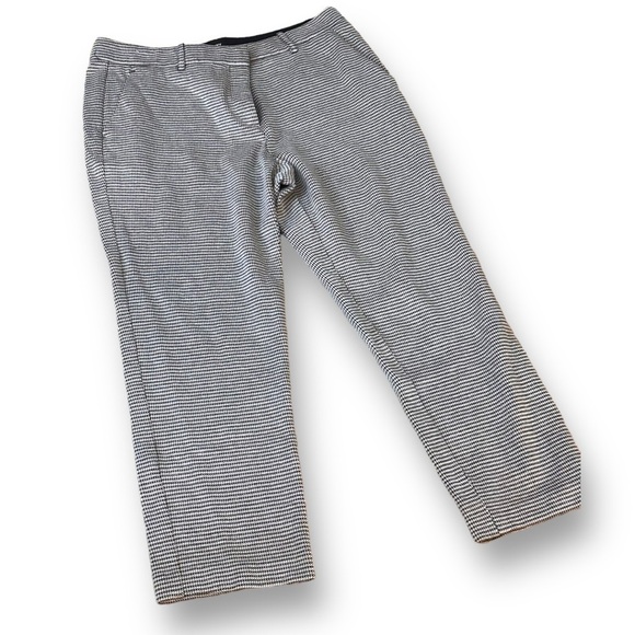 Theory Treeca K Stanza Knit High Waisted Crop Dress Pants - Picture 1 of 5